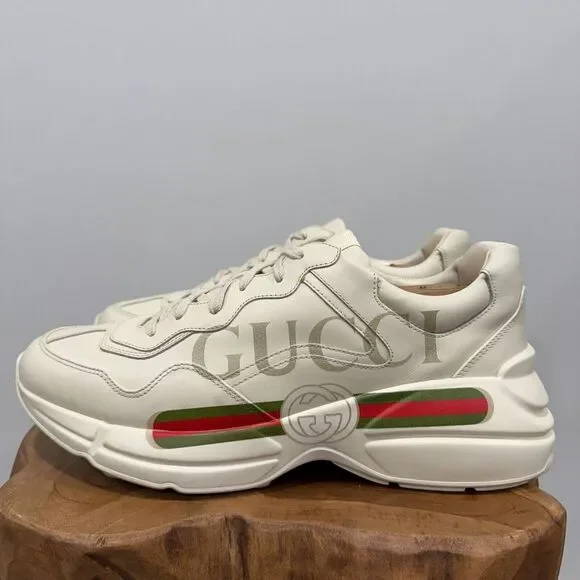Men Gucci Rython Sneaker Size 10 G/ 10.5 US
